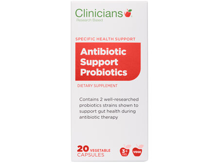 Clinicians Antibiotic Support 20 Capsules
