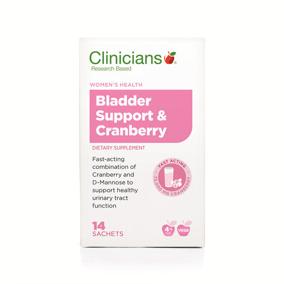 Clinicians Bladder Support & Cranberry Sachets 14's
