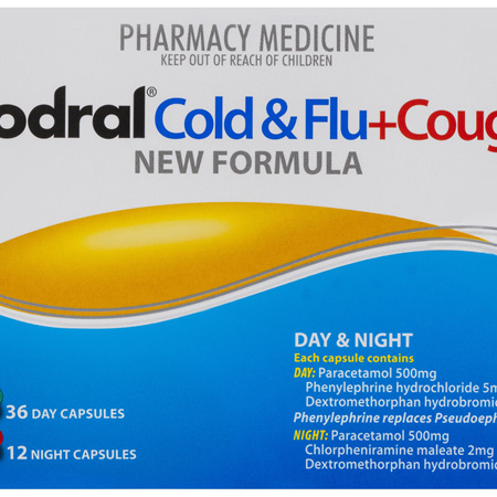 Codral Cold & Flu + Dry Cough Day & Night Capsules 48 Pack