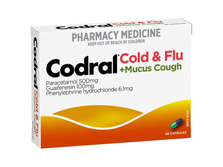 Codral Cold & Flu + Mucus Cough Capsules 24s