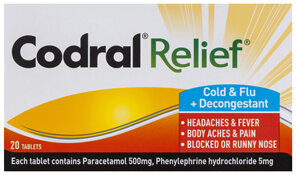 Codral Cold & Flu Tablets 20 Pack