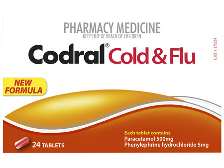 Codral Cold & Flu Tablets 24 Pack