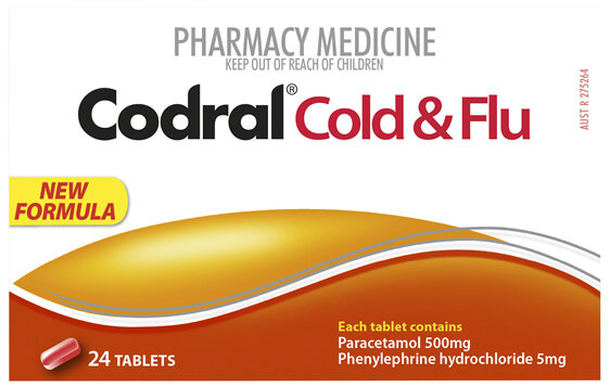 Codral Cold & Flu Tablets 24 Pack