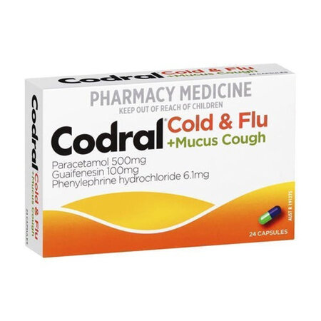 CODRAL Cold&Flu + Mucus Cough 24s