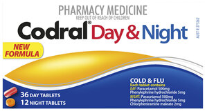 Codral Day & Night Cold & Flu Tablets 48 Pack