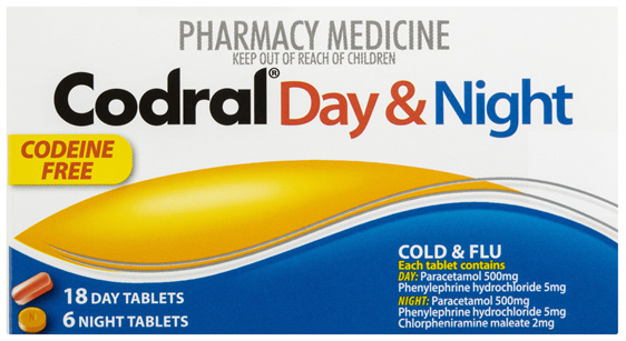 Codral Day & Night Tablets 24 Pack