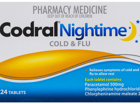 Codral Night Cold & Flu Tablets 24 Pack