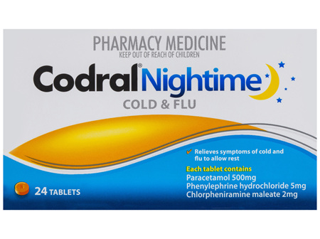 CODRAL Nightime Tablets 24