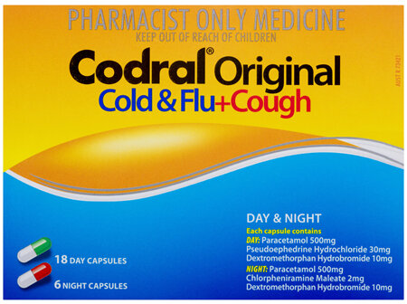 Codral Original Cold & Flu + Cough Day & Night 24 Pack