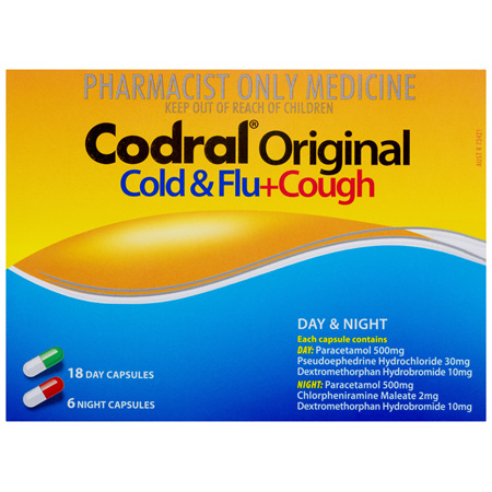 Codral Original Cold & Flu + Cough Day & Night 24 Pack