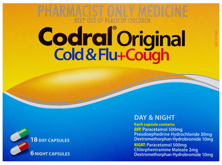 Codral Original Cold & Flu + Cough Day & Night 24 Pack