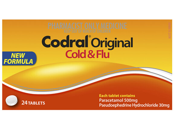 Codral Original Cold & Flu Tablets 24 Pack NZ PSE C3