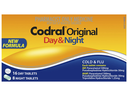 Codral Original Day & Night Tablets 24 Pack