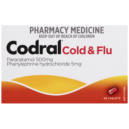 Codral PE Cold & Flu Tablets 48 Pack