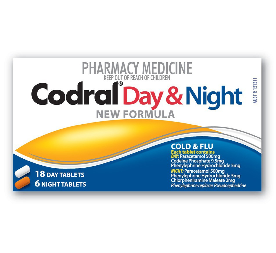 Codral PE Day & Night - 24 tablets - Alexander Pharmacy