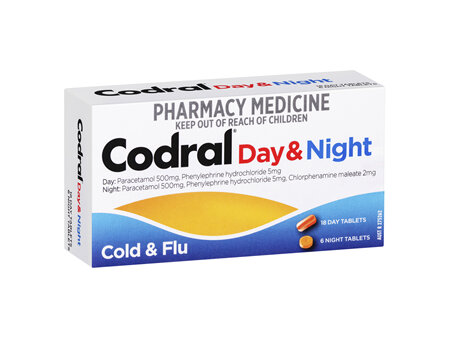 Codral PE Day & Night Tablets 24's