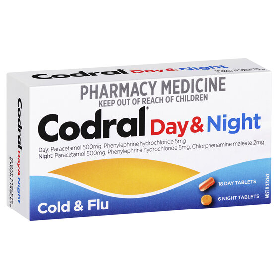 Codral PE Day & Night Tablets 24's