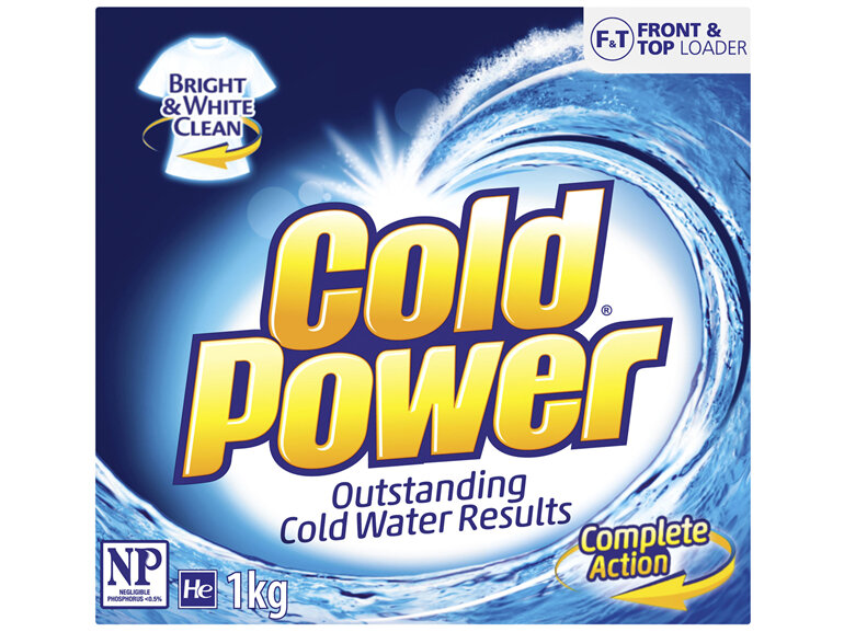 Cold Power Complete Action, Powder Laundry Detergent, 1kg