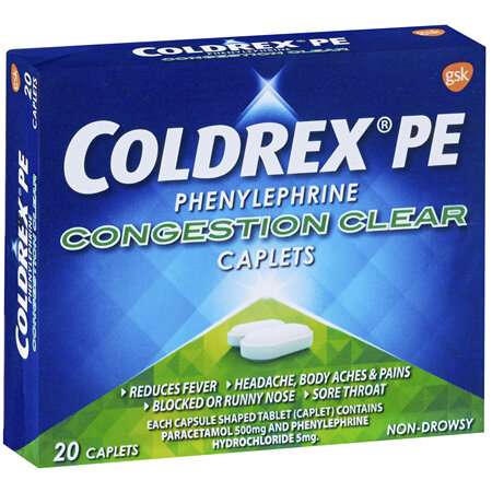 Coldrex PE Congestion Clear Caplet 20s
