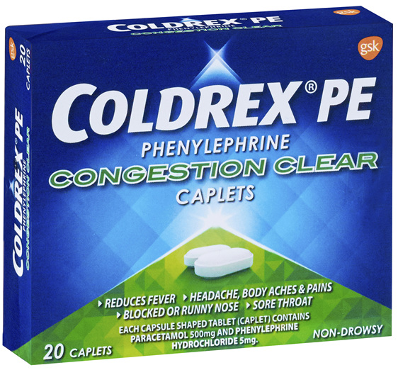 Coldrex PE Congestion Clear Caplet 20s