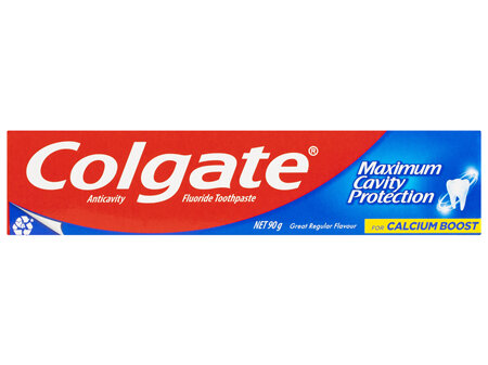 Colgate Cavity Protection Toothpaste, 90g, Great Regular Flavour, for Calcium Boost