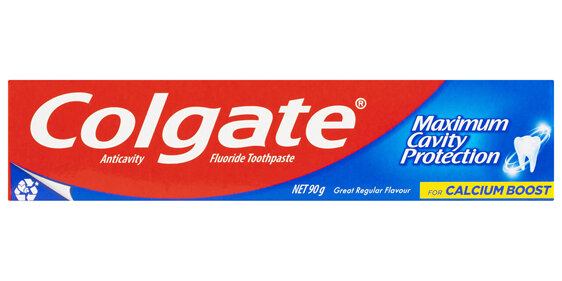 Colgate Cavity Protection Toothpaste, 90g, Great Regular Flavour, for Calcium Boost