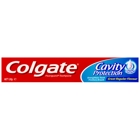 Colgate Maximum Cavity Protection Toothpaste, 120g, Great Regular Flavour, for Calcium Boost