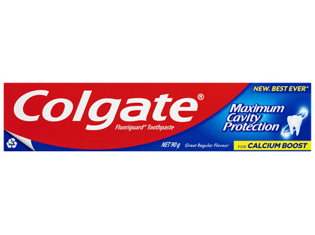 Colgate Maximum Cavity Protection Toothpaste, 90g, Great Regular Flavour, for Calcium Boost