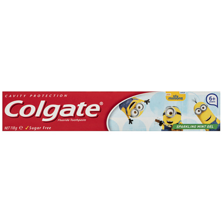 Colgate Minions Kids Toothpaste Mint Gel 6+ years 110g
