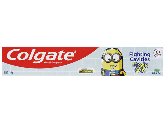 Colgate Minions Kids Toothpaste Mint Gel 6+ years 110g