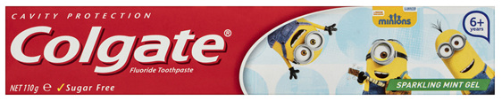 Colgate Minions Kids Toothpaste Mint Gel 6+ years 110g