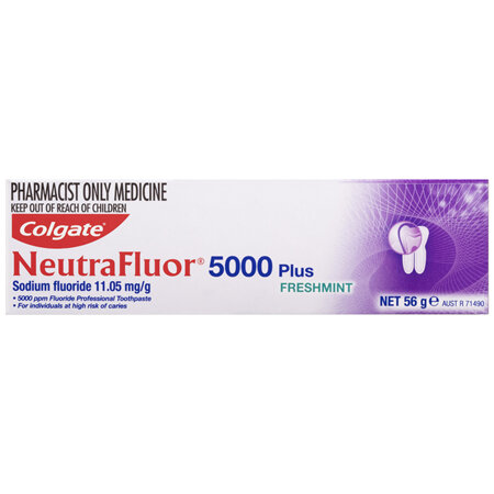 Colgate NeutraFluor 5000 Plus Fluoride Professional Toothpaste Freshmint 56g
