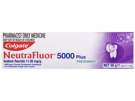 Colgate NeutraFluor 5000 Plus Fluoride Professional Toothpaste Freshmint 56g