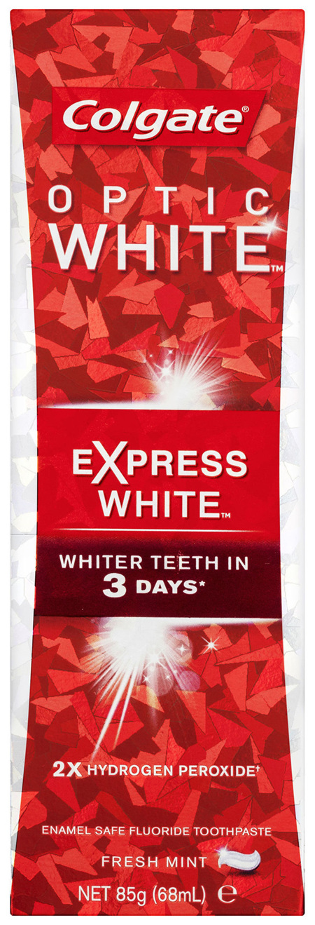 Colgate Optic White Express White Teeth Whitening Toothpaste with hydrogen peroxide 85g