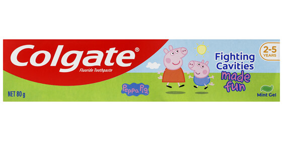 Colgate Peppa Pig Kids Toothpaste Mint Gel 2-5 Years 80g