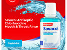 Colgate Savacol Antiseptic Mouth & Throat Rinse Fresh Mint 300ml