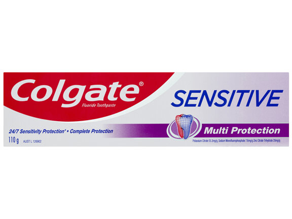 Colgate Sensitive Multi Protection Toothpaste, 110g, For Sensitive Teeth Pain Relief