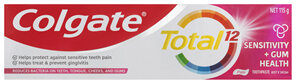 Colgate Total Gum Care Toothpaste 115g, Whole Mouth Health, Multi Benefit