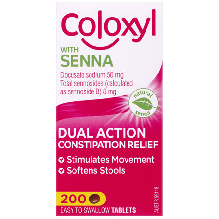 Coloxyl with Senna  200 tablets