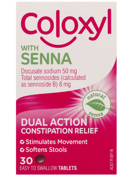 Coloxyl with Senna 30 tablets