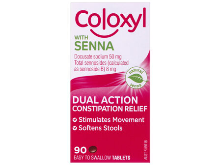Coloxyl with Senna 90 tablets