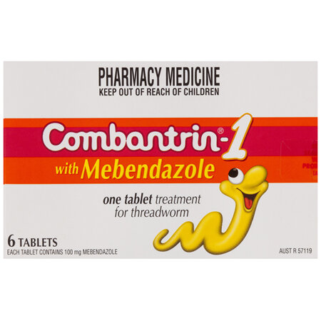 Combantrin-1 Threadworm Tablets 6 Pack