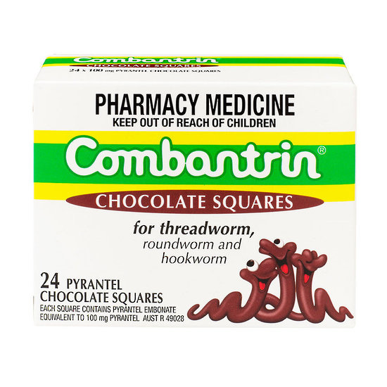 COMBANTRIN Chocolate Squares 24