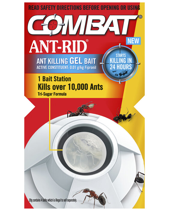 Combat Ant-Rid Ant Killing Gel Bait 4 Pack