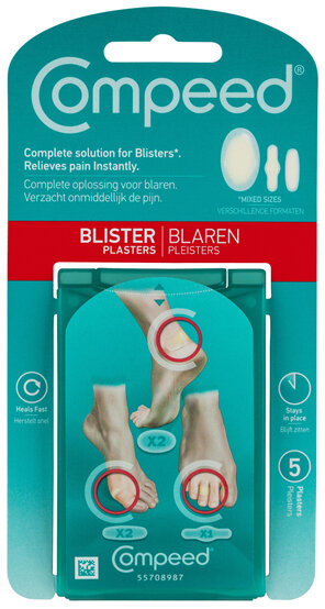 Compeed Blister Plasters Mixed 5Pk