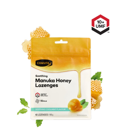 Comvita Manuka Honey Lozenges With Propolis Coolmint 40