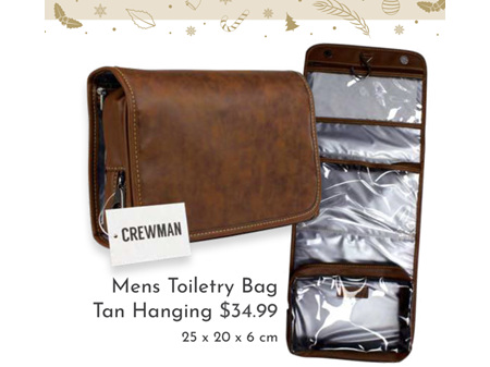 Crewman Men Toilet Bag Tan 120040