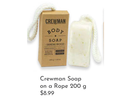 Crewman Soap On A Rope 200g