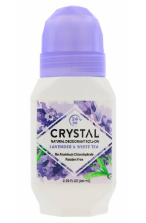 CRYSTAL Lavender & White Tea Deodorant Roll-On 66ml