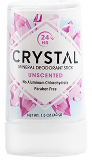 CRYSTAL Unscented Travel Deodorant Stick 40g